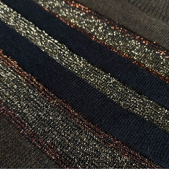 Urban Outfitters Cooperative metallic accent cropped wool sweater - Picture 2 of 3